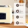 Touch Screen Kettle and Toaster Set - Cream