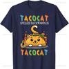 Tacocat Spelled Backward Is Tacocat Tee Love Cat and Taco TShirt Harajuku  Clothes Shirts for  Gothic Comfortable Top unisex