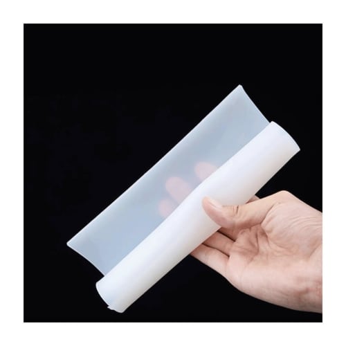

Silicone Rubber Sheet, Translucent Sheet Pad, 200x200mm, Heat-Resistant Silicone Mat (3mm) for Vacuum Press Ovens