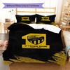 Al-Ittihad FC Pattern Bedding,Quilt Set Quilt Cover Pillowcase Home Birthday Gift(1 * Duvet Cover + 2 * Pillowcase, Without Core)