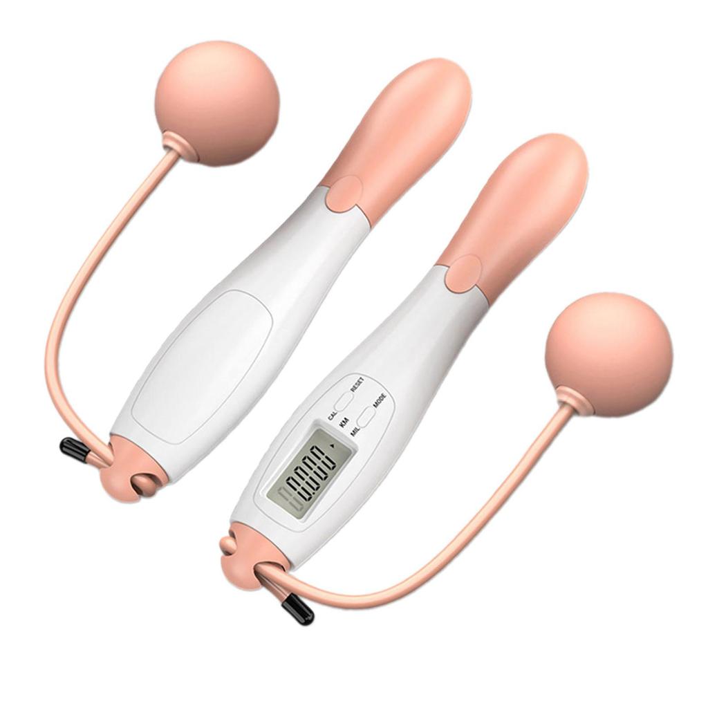 Cordless Jump Rope Speed Creative with Digital Counter Skip Rope Ropeless Skipping Rope for Indoor Outdoor Boxing Gym Women