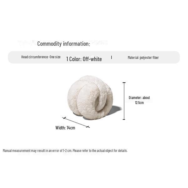 Plush Antifreeze Earmuffs - Unisex Winter Ear Warmers with Imitation Rabbit Fur, Cute and Cold-Proof.