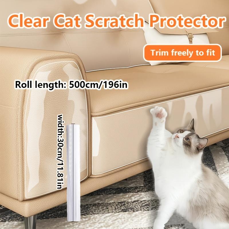 1pcsCat Furniture Protection Anti-scratch Sticker Self-adhesive Anti-cat Claw Protection Sticker Transparent Invisible Sofa