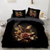 bedding set Digital Print Comfortable Duvet Cover for Home Bedroom Decoration, 1 Duvet Cover and 2pillowcase with Zippers