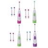 Waterproof Rotating Electric Toothbrush With 3 Brush For Head