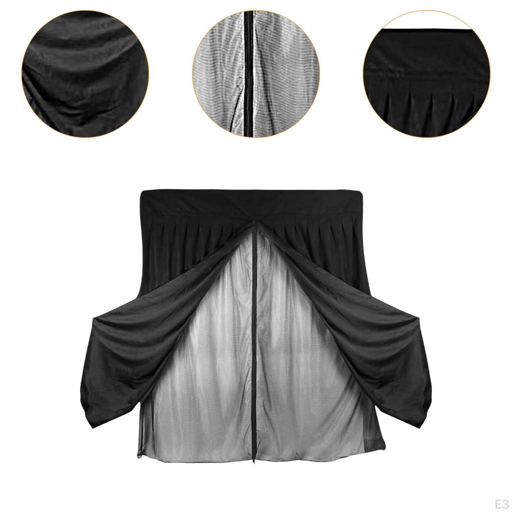 Campervans Van Net Cover Rear Door Closure Screen 2 Layer Portable Car Trunk for Automobile