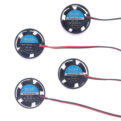 1ks Notebookový mikro chladicí ventilátor 25,5X10mm 5V 9V 12V 24V Kulatý mini Pro LED lampy Počítačový chladič