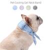 Regulable Cooling Scarf Permeable Ice Towel Neck Wrap Hot Weather Bandanas for Media Large Dogs