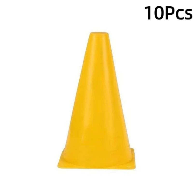10Pcs 18CM Sports Training Cones High Visibility Marker Cones for Football Road Practice Youth Soccer Training Accessories