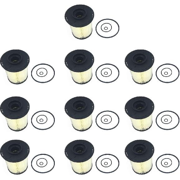 1PC Fo F59201 Diesel Fuel Filter W/O-ring Compatible with 1997-1999 Dodge Ram 2500 3500 Replace for F59201 33349 CS8323 300110150 3931476 3990130