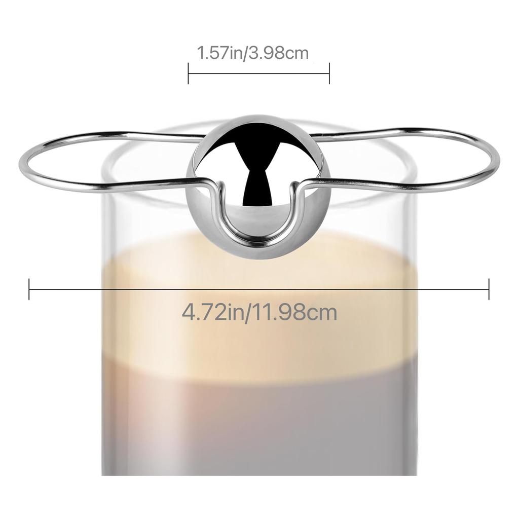 Zestaw 2 mrożonych kulek do espresso do ekspresu do espresso, kulka chłodząca do espresso ze stali nierdzewnej, chłodziarka do espresso, akcesoria do ekspresu do kawy