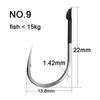 Durable Accessories Fishing Tackle Barbed Fishing Hooks Big Fish Hooks Fishing Hooks Set Carp Hooks