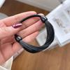 Elastic Hair Tie with Synthetic Hair Extension Ponytail Holder Hair Band for Secure Styling Comfortable Fit Durable Material