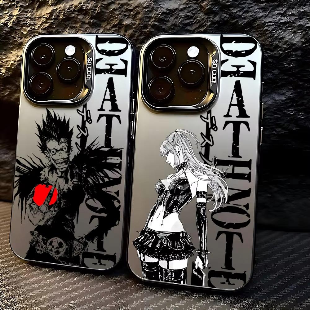 Anime Death Note Phone Case For iPhone 17 Air 16 E 15 14 13 12 11 Pro Max Plus Mini SE2020 2022 Anti Fall Matte Back Cover