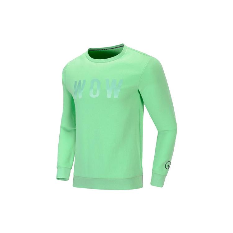 Свитшоты Li Ning Мужские Зеленые С круглым вырезом Умеренный Обычный AWDQ175-5 L
