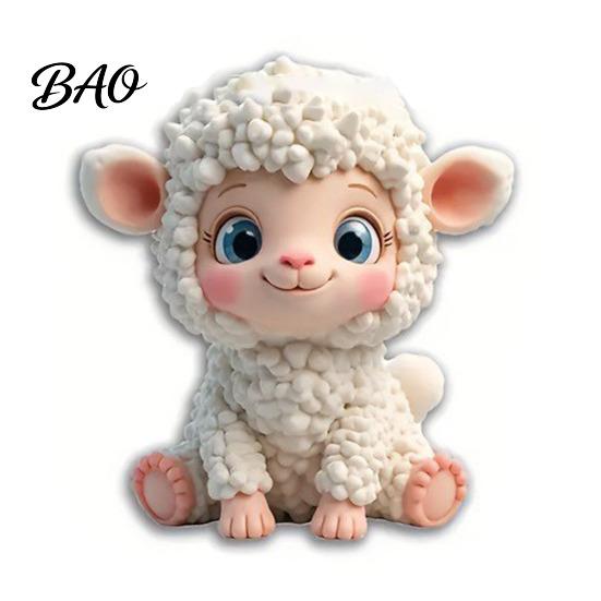 Metal Surfaces Magnets Acrylic Animal Refrigerator Magnet, Cow Sheep Koala Frog Seal Lockers Magnetic Decoration Fridge for Whiteboards Cartoon