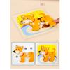 Montessori Wooden Toys Wood Puzzle Cartoon Animals Cognitive Jigsaw Puzzle Early Learning Educational Toys for Children Gift