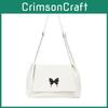 Chain Fashion Shoulder Crossbody Bag With Metal Bow Decoration And Capacity Big