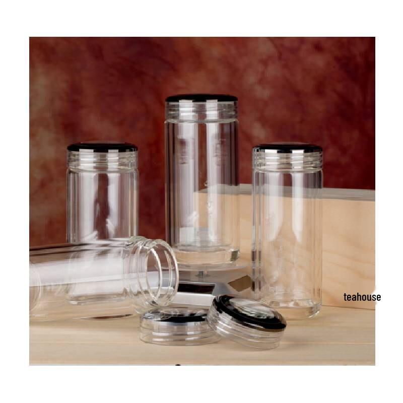 Luiphys Glass Insulated Tea Tumbler