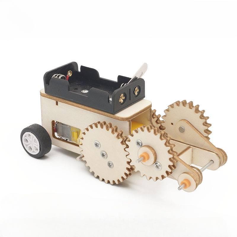 STEM Model Car Kits 3D Wooden Puzzles Toys Educational Science Crafts Kits Toy Wood Building Kit Halloween Gifts for Boys Kids