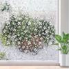 Privacy Window Film Rainbow Window Cling 3D Decorative Window Vinyl Stained Glass Window Covering Non-Adhesive Film Sun UV