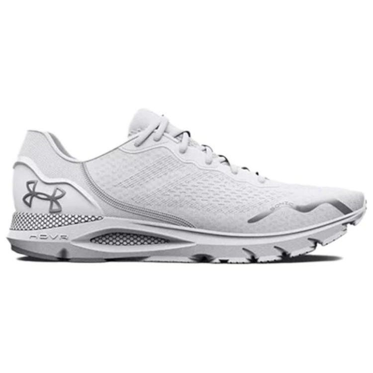 Under Armour HOVR Sonic 6 Bílá Metalická Stříbrná Pánské Běžecké Boty 3026121-100