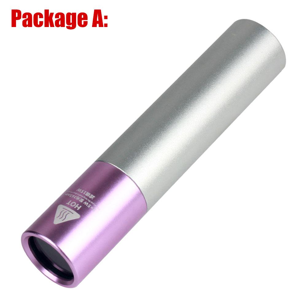 

D5 365 нм ультрафиолетовый УФ-фонарик Фонарик с фиолетовым светом Обнаружение кошачьего мха Флуоресцентный агент Фиолетовый свет Обнаружение банкнот