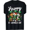 Happy St Catricks Day St Patricks Day Cat Leprechaun Funny Gift Unisex T Shirt