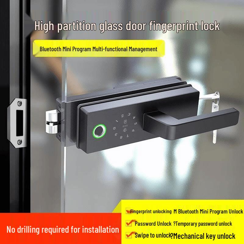 ZUCON G6 Smart Glass Door Fingerprint Lock CN plug (adapter included)