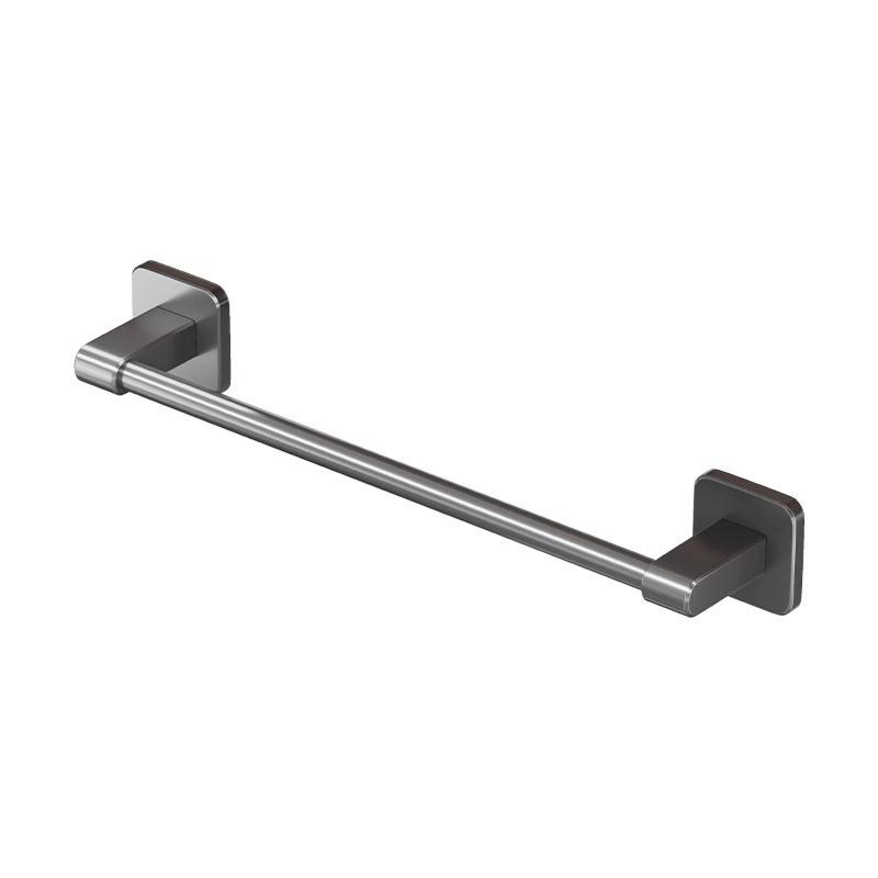 Aviation Aluminum No-Drill Wall-Mounted Towel Rack and Shelf
