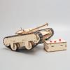 DIY Wooden 3D Puzzle Tank Model Science Kit  Assembly Toys Rc Tank Physics Electronic School Project Scientific Experiment Toys