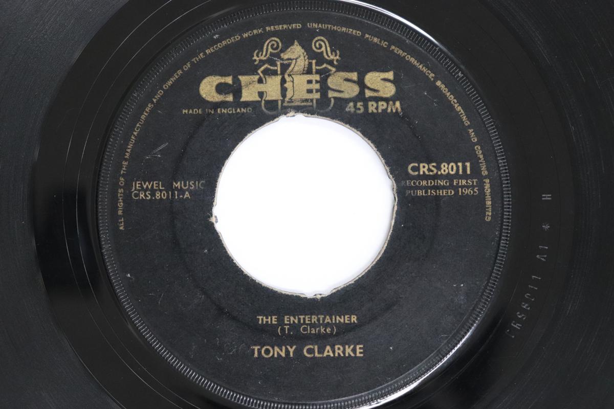 

7inch Record TONY CLARKE - Entertainer / This Heart Of Mine CRS8011 CHESS 1965 UK Soul/Funk Used