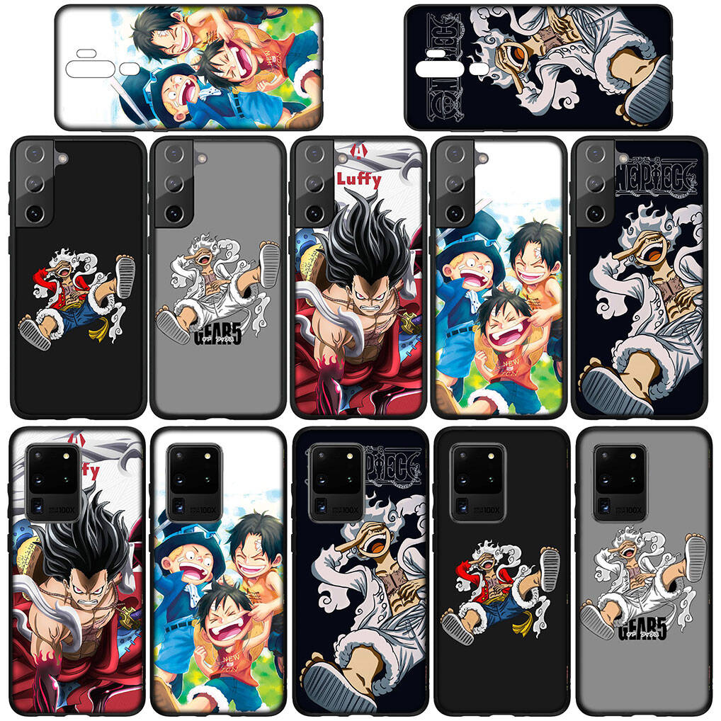 Dla Samsung Galaxy S25 S24 S23 iPhone 17 16 15 Xiaomi Redmi Note 14 13 12 11 Plus Pro Max A37 A57 Etui na telefon Plakat Luffy Gear 5 One Piece OPPO Huawei
