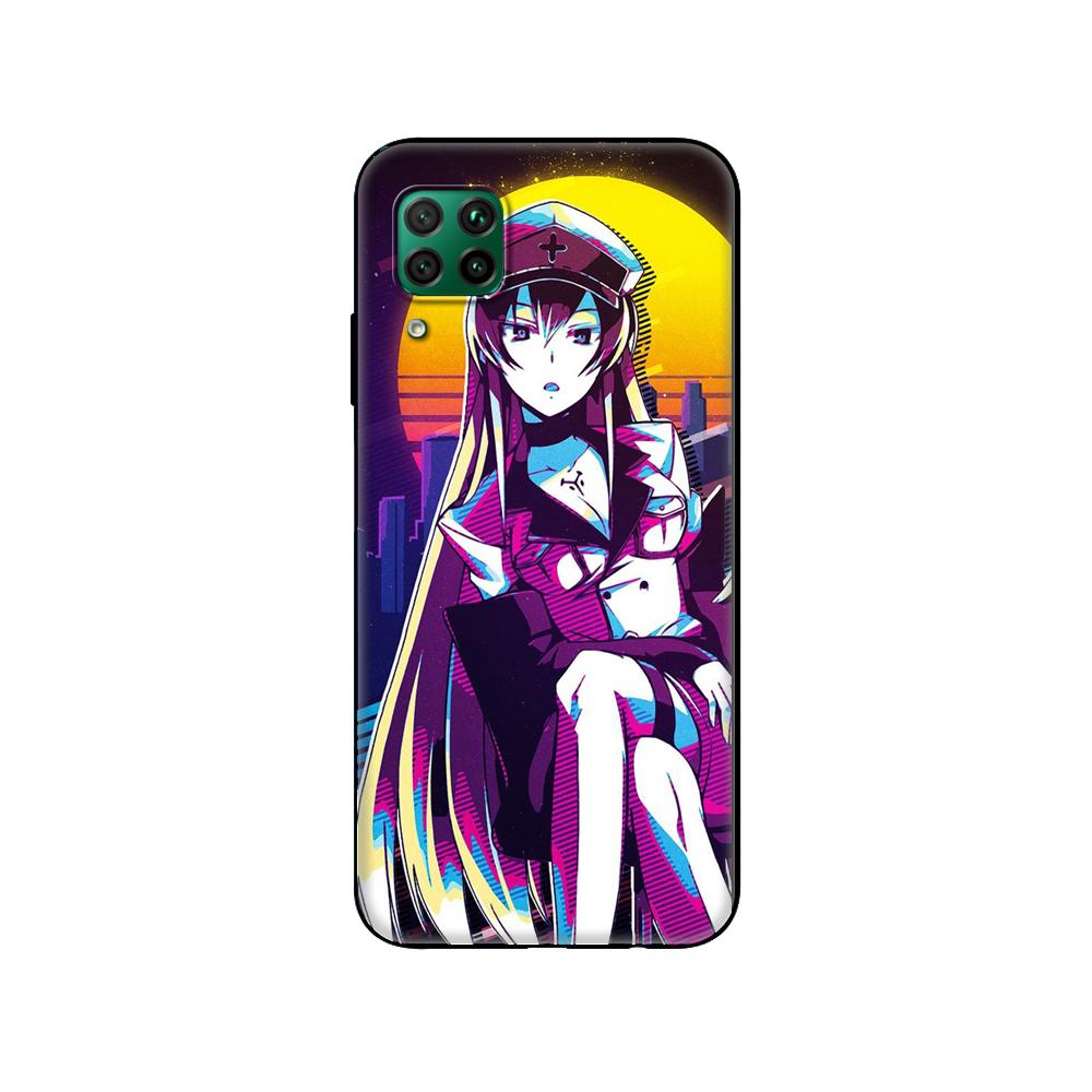 Schwarze TPU-Hülle für Huawei P30 Lite P30 Pro P40 Hülle für Huawei P40 LITE E P Smart 2020 Hülle Cover Japanischer Anime Code Geass