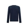 Emporio Armani FW23 EA7 Series Logo Print Crew Neck Long Sleeve T-Shirt Men Tops Blue 6RPT04-PJFFZ-1554