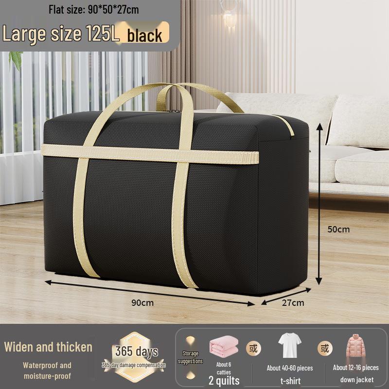 Extra Large Capacity Woven Storage Bag for Quilts and Clothes