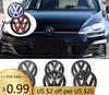 For VOLKSWAGEN VW Non-destructive Front Hood Radiateor Badge Rear Trunk Lid Cover Emblem Sticke For VW Volkswagen Golf 4 MK4 Gol