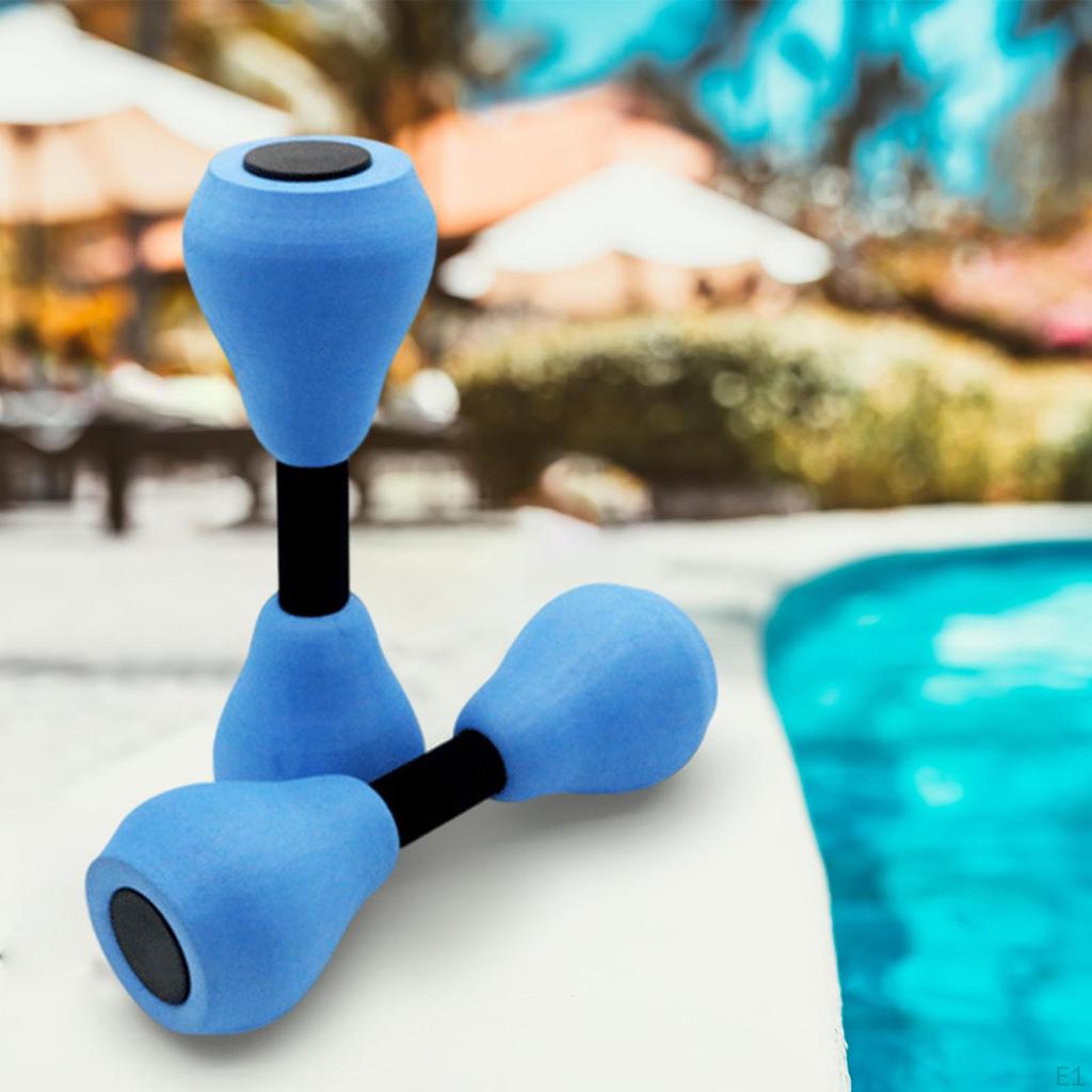 Aquatic Exercise Dumbells Aerobic Lightweight Water Sports Fitness Barbell EVA Foam