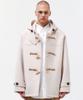 Mainbooth [Wool 90%]Oversized Half Duffle Coat(Ivory)