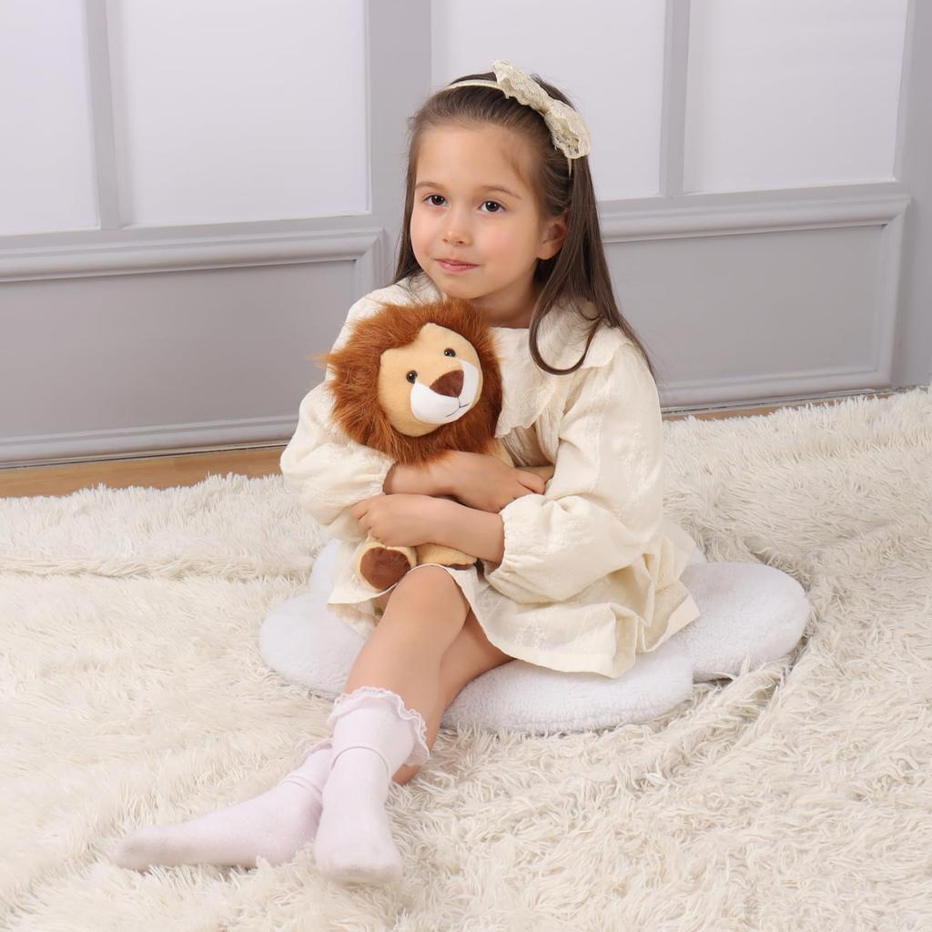 Apricot Lamb Roaring Lion Plush Soft and Fluffy Roaring Suitable for Boys and Girls Toy, Cute, Lion, 25cm,