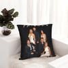 Friends Tv Show Pillowcase Printed Polyester Cushion Cover Decorations Throw Pillow Case Cover Seater Zippered 40*40Cm