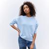Round Collar Long Sleeve Sweater Women Autumn Winter Simple Solid Colour Knitwear Loose Pullover Sweater Comfortable Undercoat Long Sleeves Sweater