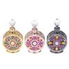 1Pc 12Ml Vintage Luxury Rhinestones Glass Perfume Bottle Essential Oil Bottle Storage Bottle Portable Cosmetic Empty Vials