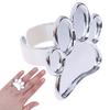 Nail Art Metal Finger Ring Palette Color Painting Pigment Holder Nail Art Tool