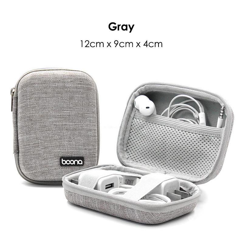 Portable Earphone Storage Bag Data Cable Organizer Bag Multifunctional Digital Gadgets Case Charger U Disk Protective Cover