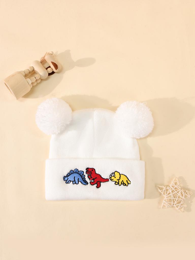 Knitted Hat Embroidery Various Candy Colors Men'S And Women'S Cold Hats Pullover Hats Couple Embroidery Knitted Wool Hats