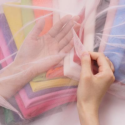 160x100/500cm Encrypted Soft Mesh Fabric For Wedding Dress, Mosquito Nets, Wedding Decorations Curtains Handmade DIY Fabrics