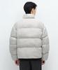 Musinsa Standard Daily Puffer Synthetic Suede Short Padded Jacket [Dusty Cream]