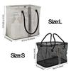 Large Capacity Cosmetic Bag Portable Travel Wash Handbag Transparent Mesh Bathroom Shower Pouch Unisex Toiletries Organizer NEW