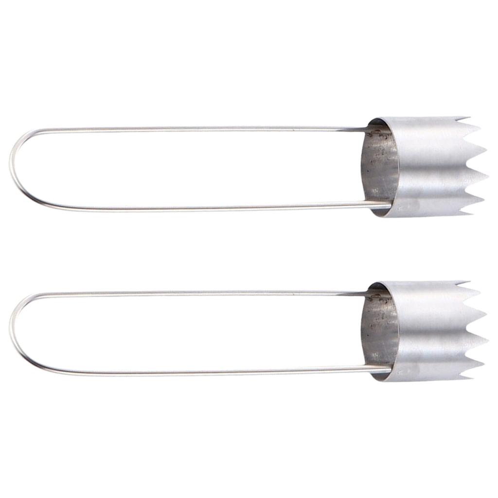 2Pcs Stainless Steels Fruit Corer Tool For Efficient Pitting Pear Cucumbers Bitter Gourds Cores Remover Ergonomic Grip